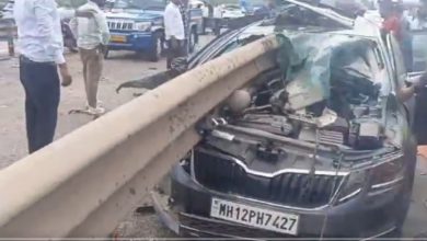 2 Dead, 1 Injured After Speeding Skoda Crashes Into Railing on Mumbai-Pune Expressway in Maval Taluka