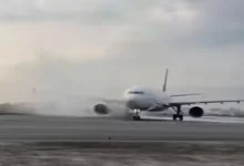 Turkish Airlines Flight TK726 Tyres Ignite on Kathmandu Landing