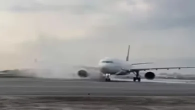 Turkish Airlines Flight TK726 Tyres Ignite on Kathmandu Landing