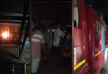 Blaze Erupts from Transformer in Kalyan After Blast-Like Boom