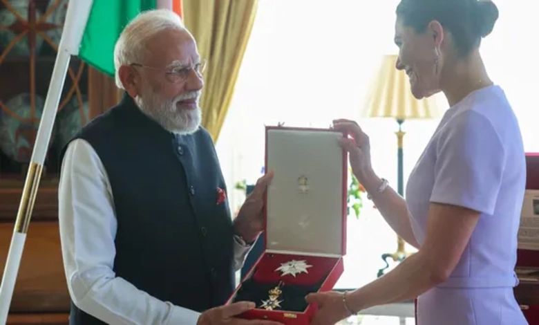 PM Modi Honoured with Sweden’s Prestigious Royal Order of the Polar Star