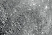 The first moon image captured by Chandrayaan 2, taken at a height of about 2650 km from the lunar surface, on August 21, 2019. | Photo Credit: File photo