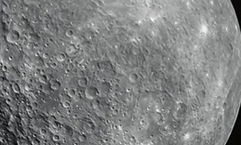 The first moon image captured by Chandrayaan 2, taken at a height of about 2650 km from the lunar surface, on August 21, 2019. | Photo Credit: File photo