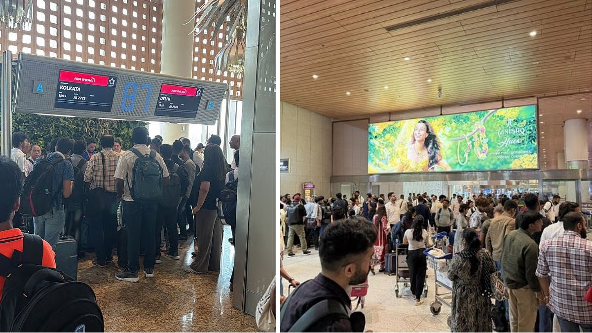 Air India and Air India Express Flights Disrupted at Mumbai Airport as Ground Staff Go on Strike