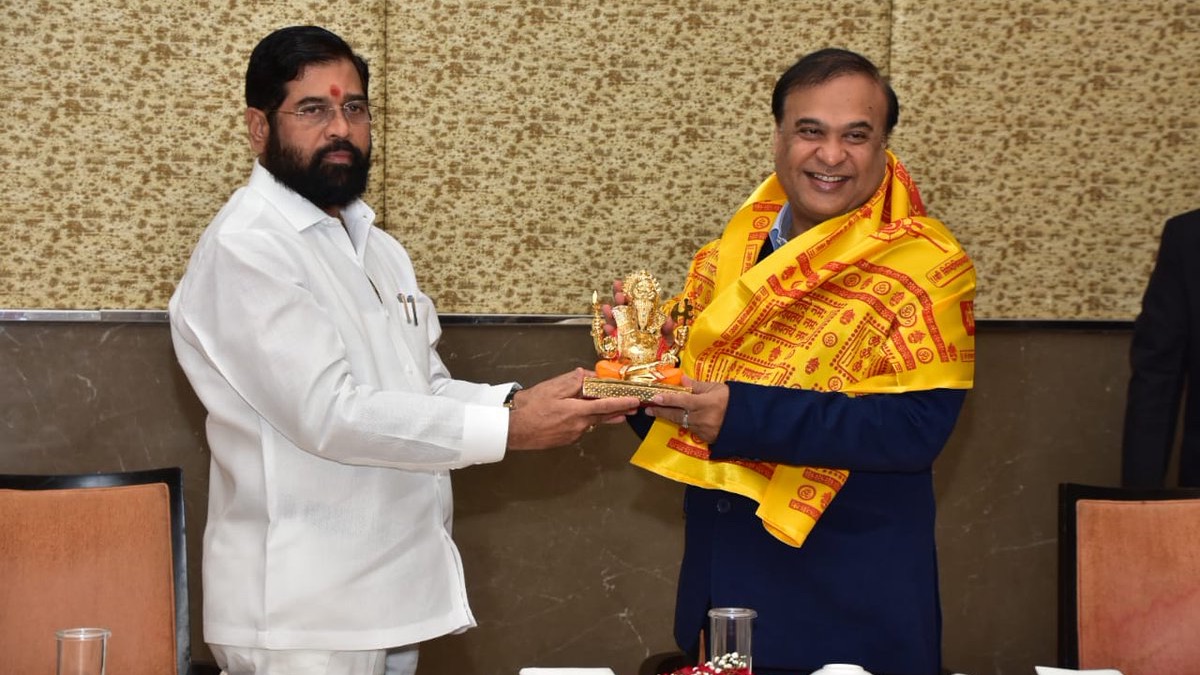 'Assam Ka Maharashtra Se Bahut Purana Rishta Hai': Eknath Shinde Recalls 2022 Rebellion at Himanta Biswa Sarma's Swearing-In