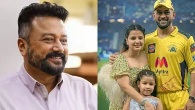 MS Dhoni’s Wife Touches Actor Jayaram’s Feet in a Whimsical Fan Moment