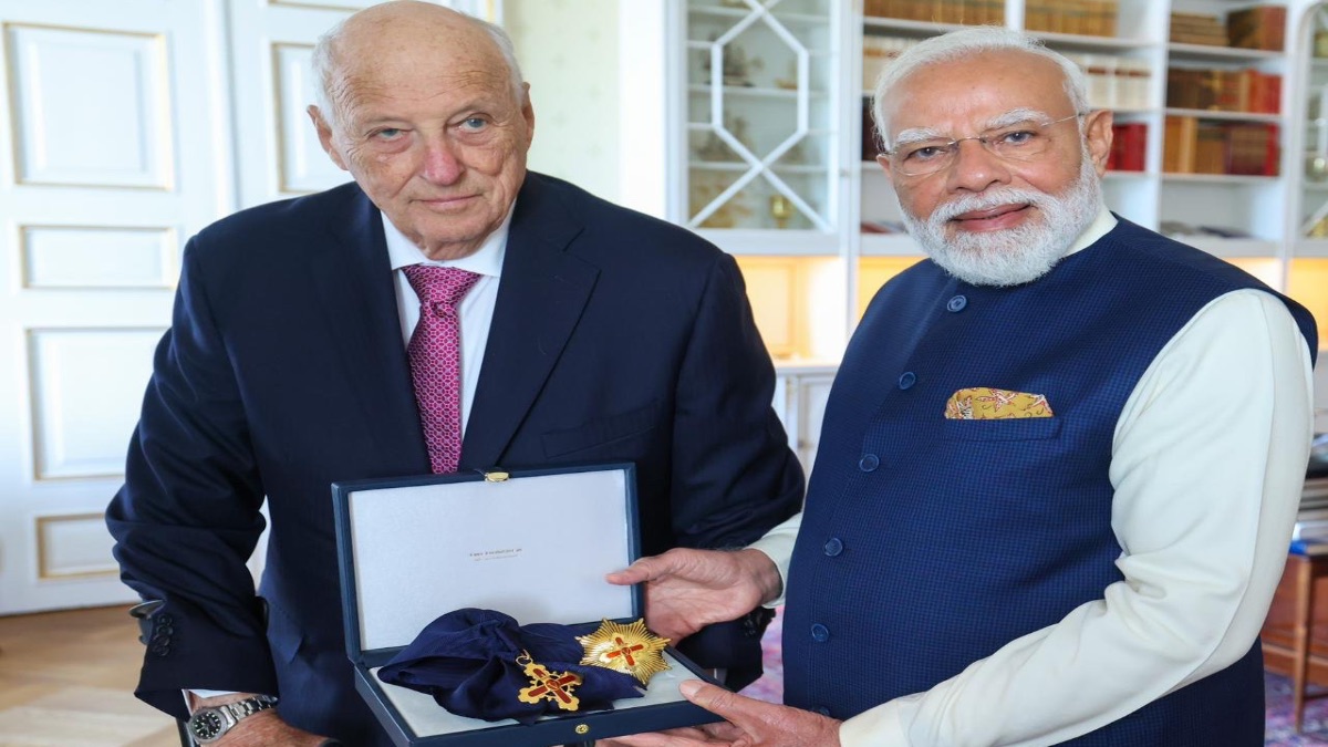PM Modi Receives Norway's Highest Civilian Honour, Calls India-Oslo Ties 'Trusted, Futuristic, and Long-Term'