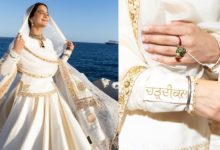Roopi Gill Wears Punjabi Heritage to Cannes 2026, Outfit Features Gurmukhi Script and Wheat Motifs for Film 'Chardikala'