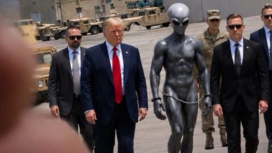 Trump Posts AI Images of Himself With Chained Alien as UFO File Releases Top 160 Documents