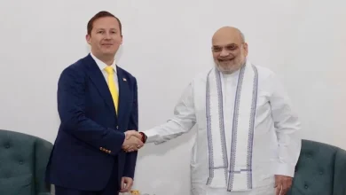 HM Amit Shah with Sergio Gor