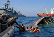US Navy Rescues Members From An Indian Sinking Ship