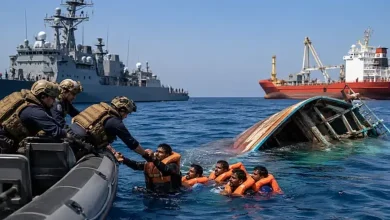 US Navy Rescues Members From An Indian Sinking Ship