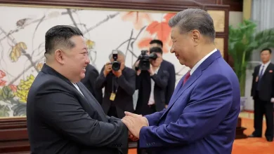 File photo of North Korean leader Kim Jong Un and Chinese President Xi Jinping before a bilaeral summit in Beijing on September 4, 2025. | Photo Credit: KCNA/Reuters