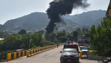 MI-17 crashes in Muzzafarabad