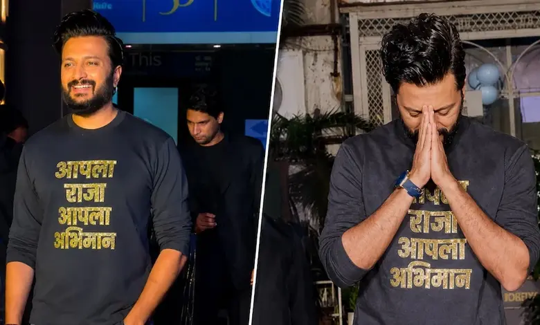 “No Intention to Hurt Sentiments”: Riteish Deshmukh Apologises Over Shivaji Maharaj T-Shirt Controversy