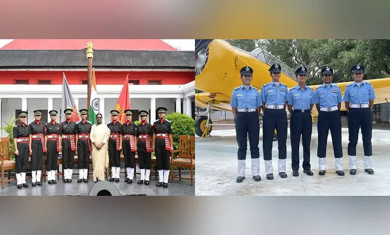 Breaking A 70 Year Barrier : First NDA Trained Women Cadets Commissioned As Officers In Indian Armed Forces