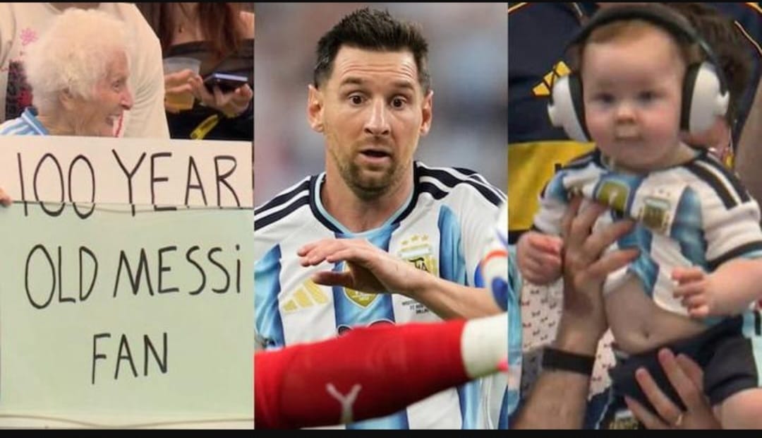 Meet Lionel Messi's 100-Year-Old Fan and a Newborn Supporter Barely One Year Old!