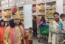 Watch: Indians Parading Through A Canadian Store In Godly Attire