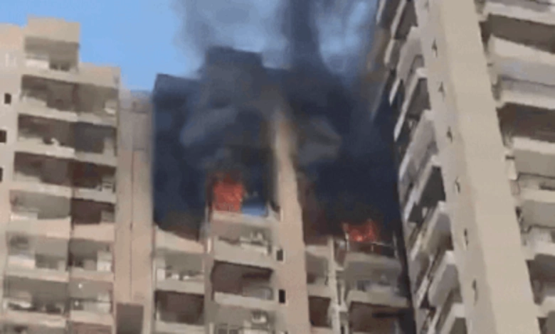 Flames Engulf High-Rise Apartment in Noida, Prompting Urgent Safety Concerns