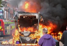 Belfast Knife Attack Suspect Charged As Anti Immigration Riots Spread Across Northern Ireland