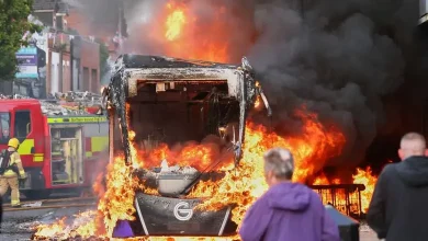 Belfast Knife Attack Suspect Charged As Anti Immigration Riots Spread Across Northern Ireland