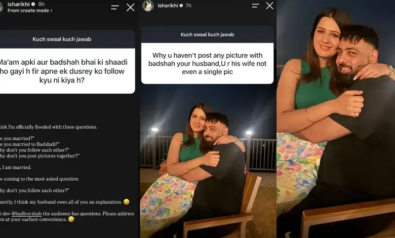 ‘Yes, I Am Married’: Isha Rikhi Finally Confirms Wedding With Badshah, Shares First Romantic Picture