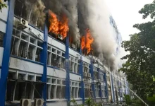 Inferno At Kolkata Government Building Destroys Nearly 4,000 EVMs; Minister Suspects Possible Sabotage