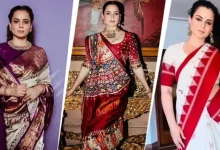 From Pithani To Patan Patola : Kangana Ranaut's Saree Diary During 'Bharat Bhagya Vidhata' Promotions Celebrates India's Finest Weaves.