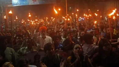 Chaos In Dhaka: Thousands Of Hindu Flood Streets, Raise 'Jai Shree Ram' Chants Over Alleged Desecration Row