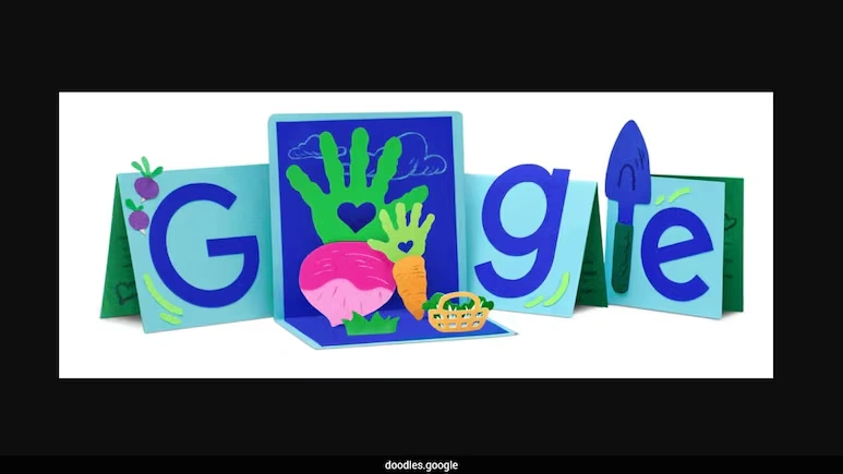 Google's Tribute: A Gardening Doodle Celebrates Father's Day
