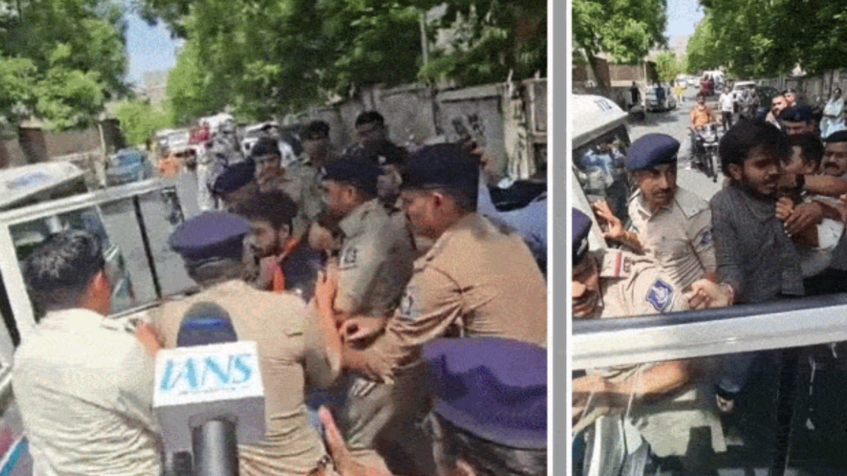 Hijab, Religious Thread Row Sparks Clash Between VHP, AIMIM Workers At Ahmedabad NEET Centre; 3 Detained