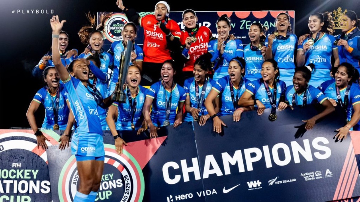 India Beat New Zealand 2-0 To Win FIH Hockey Women's Nations Cup 2025-26