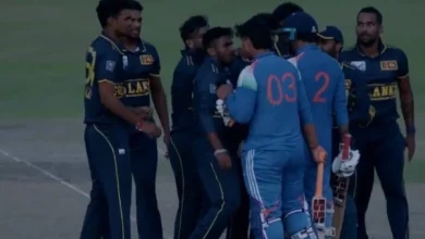 Vaibhav Sooryavanshi Clashes With Sri Lanka A Player After Super Over Loss