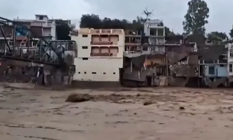 J&K’s Rajouri Battles Flash Floods as Heavy Rain Wreaks Destruction