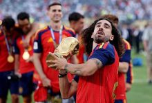 Spain's Marc Cucurella Sparks Debate After Carrying FIFA World Cup Trophy in a Plastic Bag