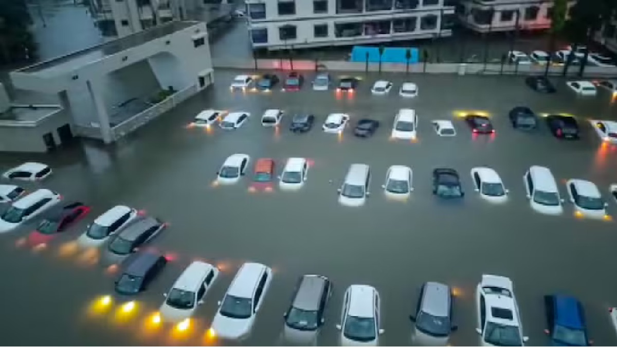 Ahmedabad Rain Fury: Fields Turn Into Lakes! Visuals Of Flooding Emerge From Ghuma-Manipur
