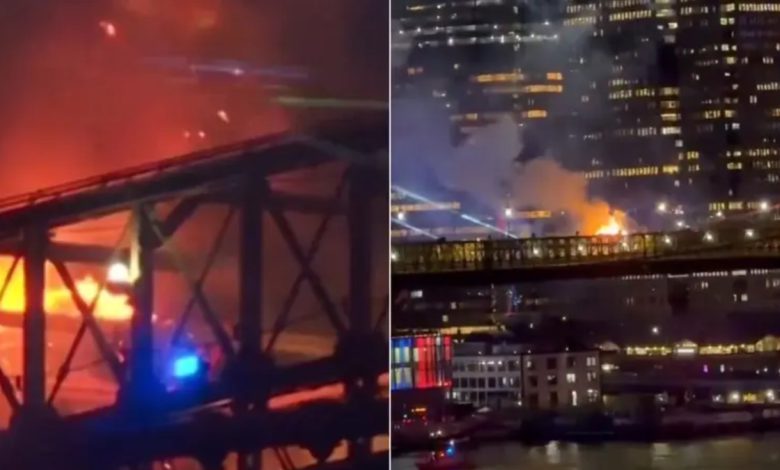 Fire Breaks Out on Brooklyn Bridge During New York's Fourth of July Fireworks; No Injuries Reported | WATCH