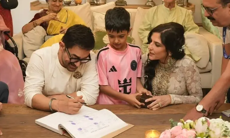 Amir Khan Marries Gauri Spratt In Private Mumbai Ceremony
