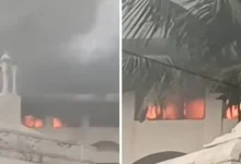 Massive Fire Ravages Mira Road's N.L. Dalmia School; Students Safe