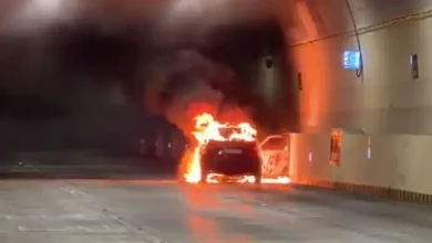 Car Bursts Into Flames Inside Mumbai Coastal Road Tunnel