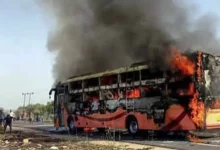 Inferno On Delhi Mumbai Expressway: 8 Dead, 22 Injured As Bus Bursts Into Flames After Rajasthan Crash