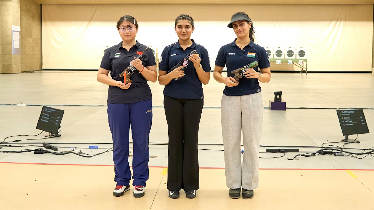 Isha Singh wins Shooting World Cup gold; Manu Bhaker bags bronze for India