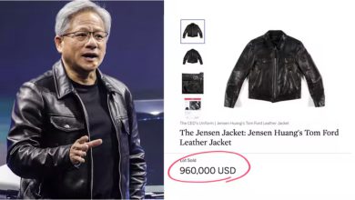 Nvidia CEO Jensen Huang's Signature Leather Jacket Sells for Rs 9.2 Crore at Sotheby's Auction