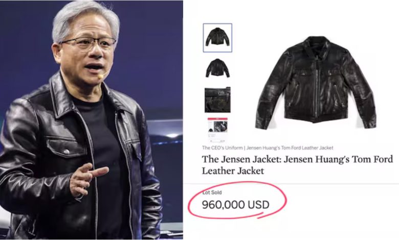 Nvidia CEO Jensen Huang's Signature Leather Jacket Sells for Rs 9.2 Crore at Sotheby's Auction