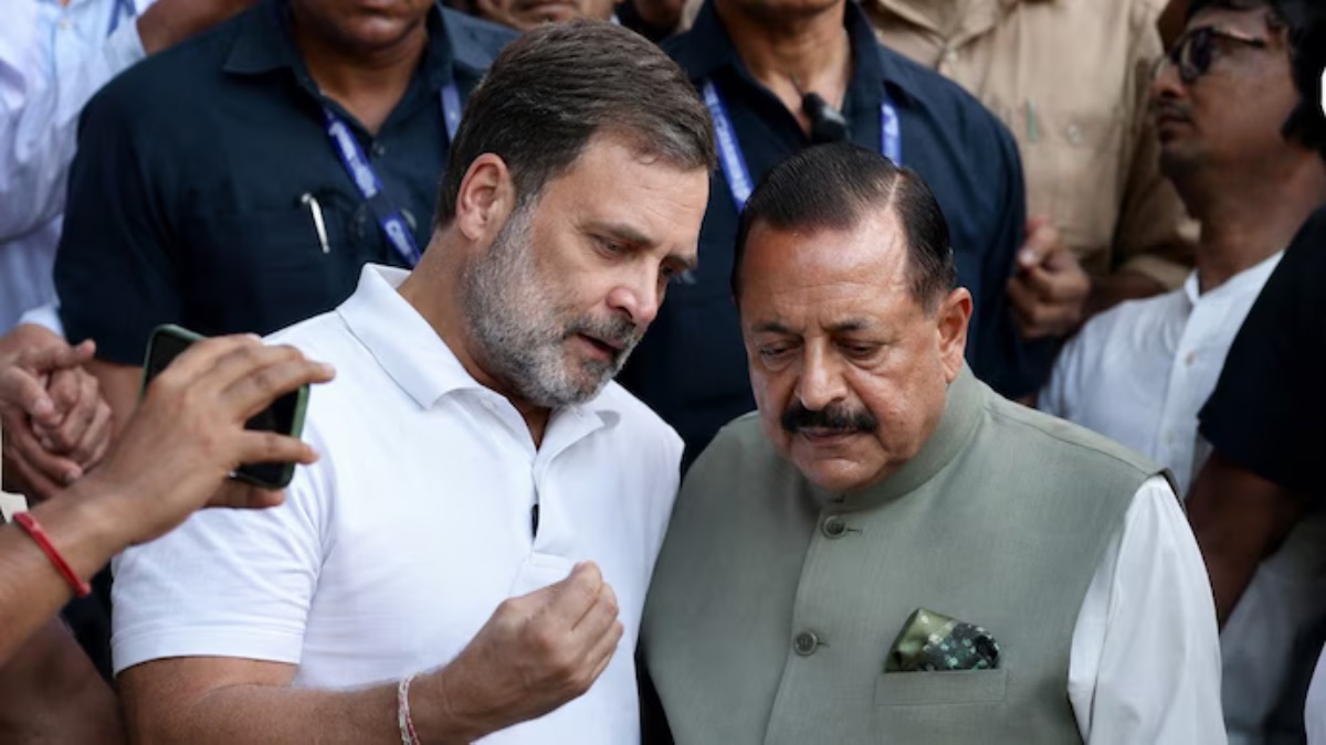 What Did Jitendra Singh Tell Rahul Gandhi Amid Congress Protest Outside PM Residence? Details
