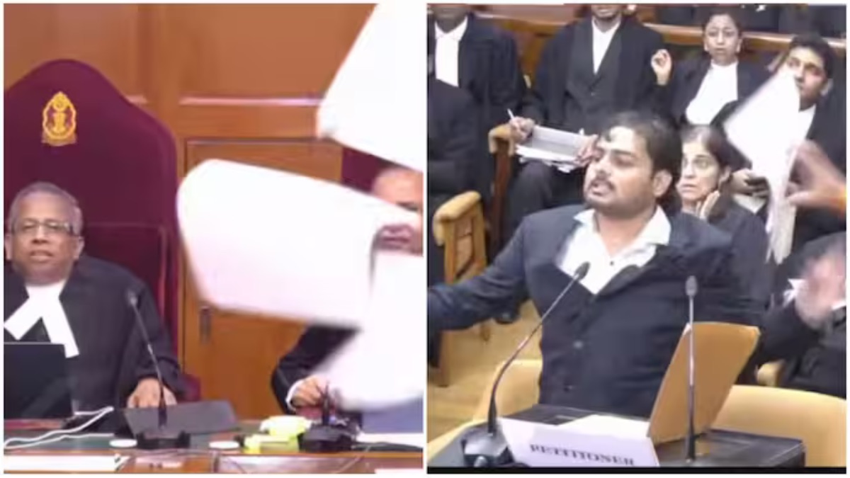 'You Are Ordering Us?' Supreme Court Judge Stunned as Petitioner Throws Papers, Allegedly Abuses CJI During Hearing