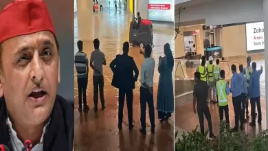 Noida Airport Waterlogged After Heavy Rain: 'Will Boats Run Now?' Akhilesh Yadav Takes Dig