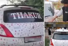 Girlfriend Covers Car with 3,400 Lipstick Kisses for Viral Reel