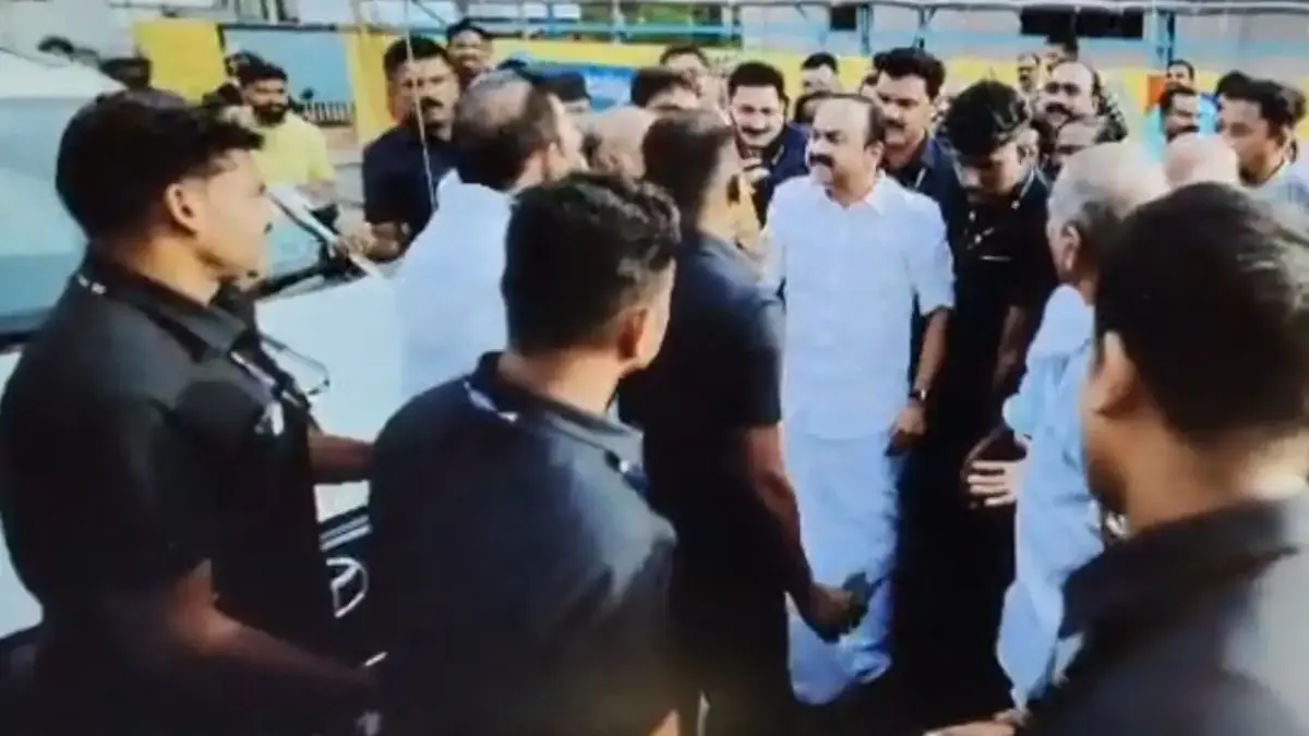 Congress Leader Arrested After Heated Clash With Kerala CM V D Satheesan
