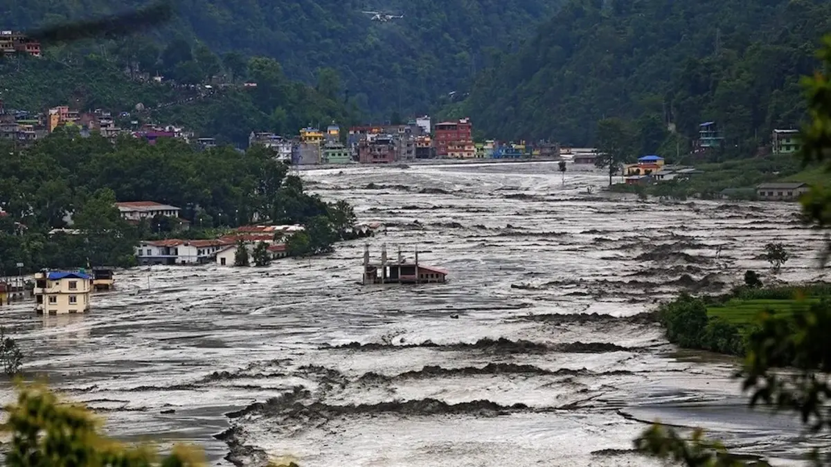 Nepal Flash Floods Leave Trail of Destruction Near Tibet Border